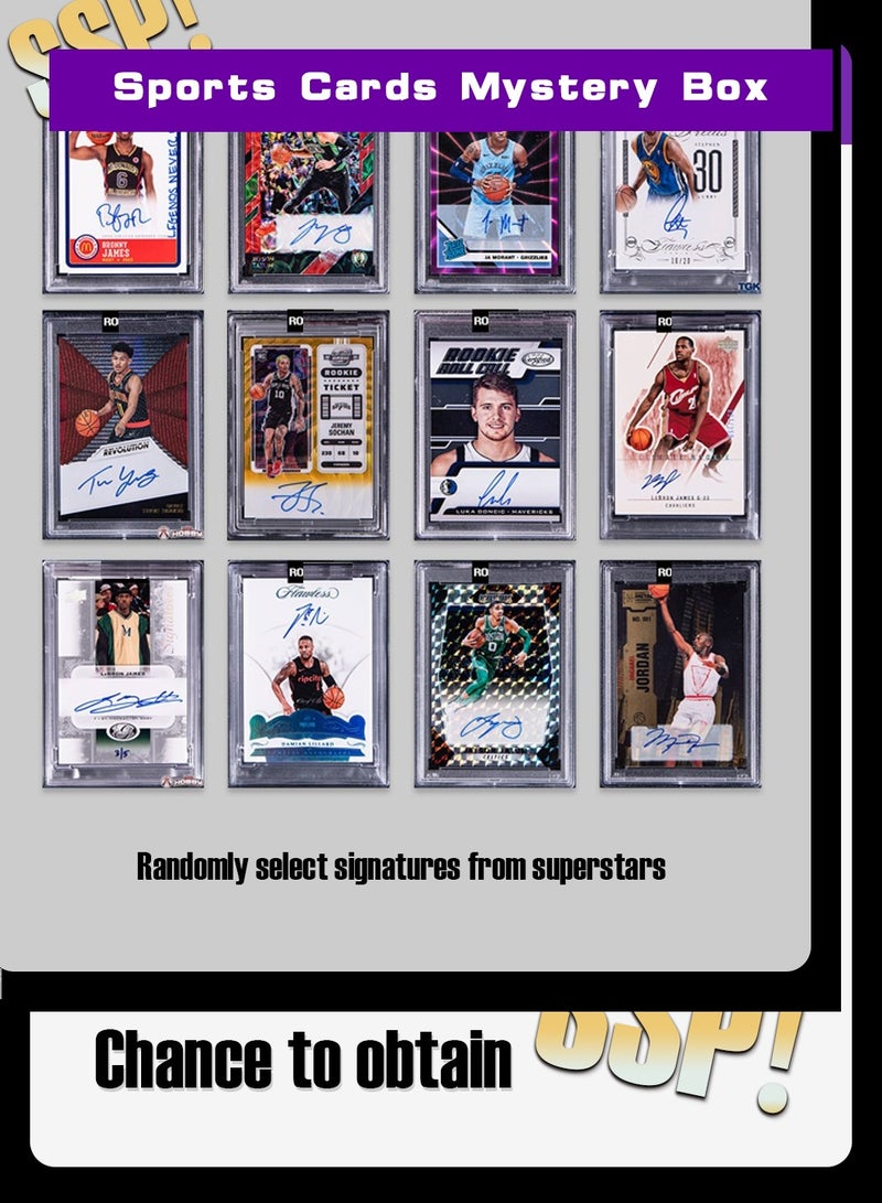 Limited edition basketball card blind box 10 basketball cards - contains autographed cards of famous basketball stars - Image 4
