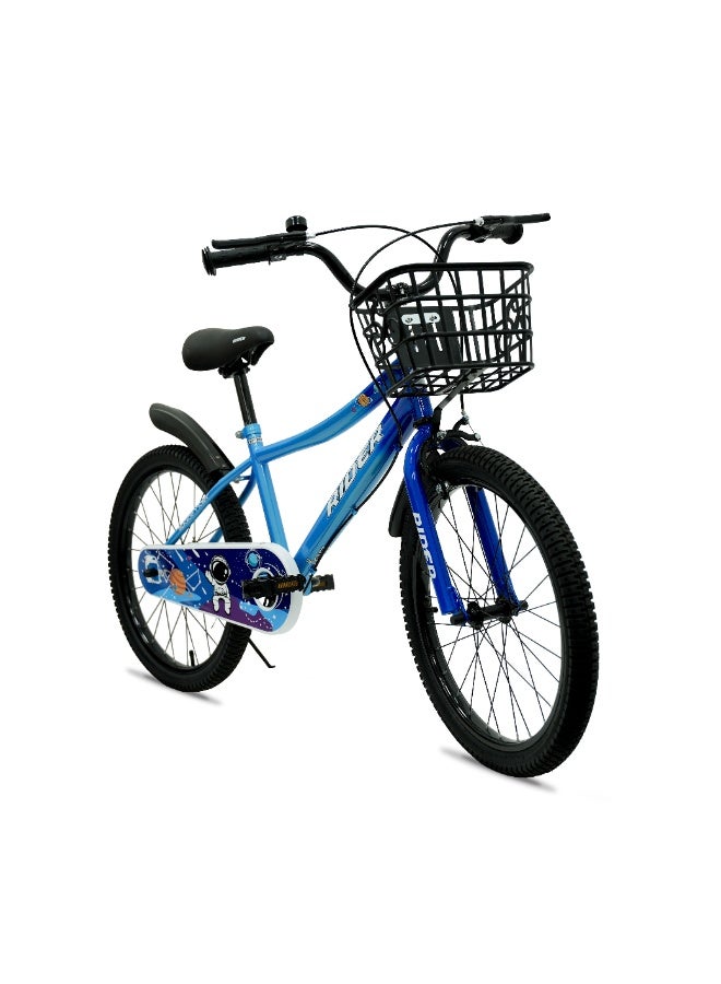 Vego Elgo Mountain Bike || 20 Inch Wheel Size||For Unisex Kids || Adjustable Seat || Rider 100% Assembled || Blue - Image 2