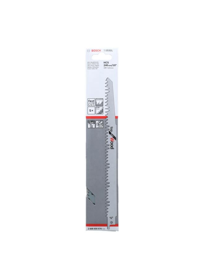 BOSCH 5-Piece Reciprocating Saw Blade Set - Image 2