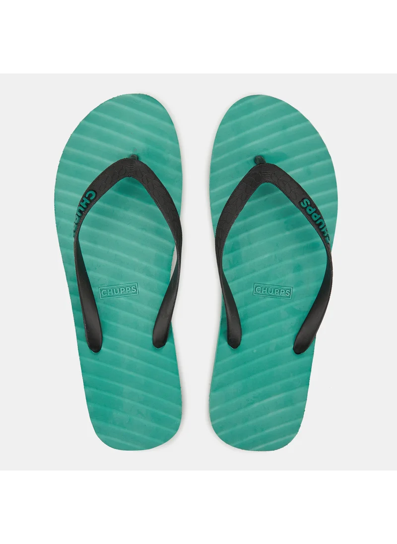 CHUPPS Men's Banana Leaf Flip Flops