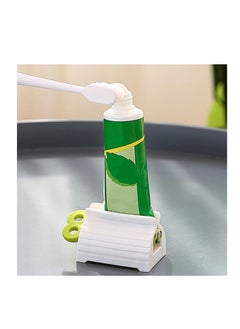 Generic Rotating Tube Toothpaste Squeezer, Multi Bench Toothpaste Holder, Manual Rotating Toothpaste Dispenser for Bathroom, Saving Toothpaste Facial Cleanser (Green)  - Image 2