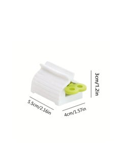 Generic Rotating Tube Toothpaste Squeezer, Multi Bench Toothpaste Holder, Manual Rotating Toothpaste Dispenser for Bathroom, Saving Toothpaste Facial Cleanser (Green)  - Image 3