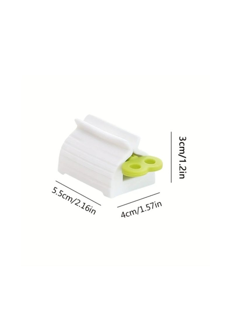 Generic - Rotating Tube Toothpaste Squeezer, Multi Bench Toothpaste Holder, Manual Rotating Toothpaste Dispenser for Bathroom, Saving Toothpaste Facial Cleanser (Green) - Image 1