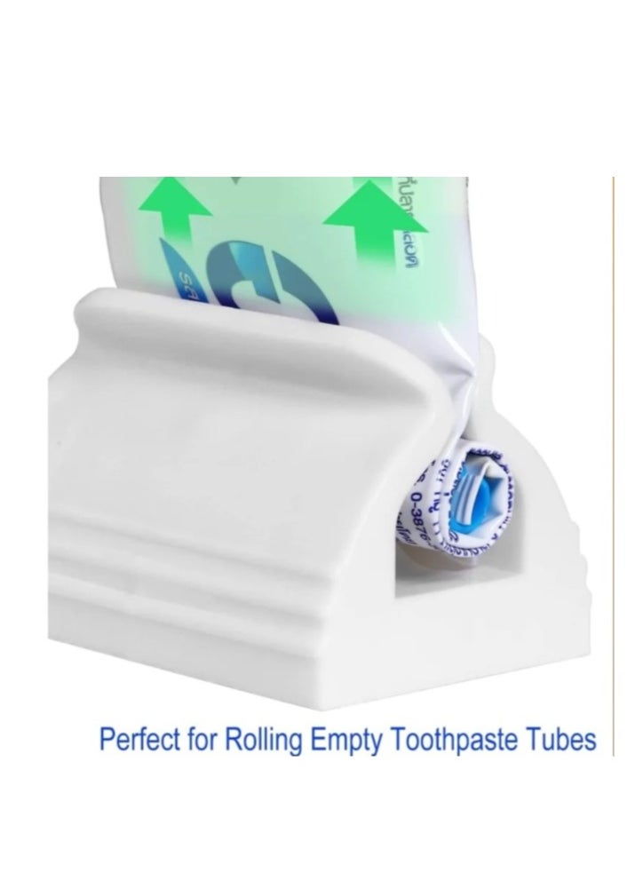 Generic - Rotating Tube Toothpaste Squeezer, Multi Bench Toothpaste Holder, Manual Rotating Toothpaste Dispenser for Bathroom, Saving Toothpaste Facial Cleanser (Green) - Image 1