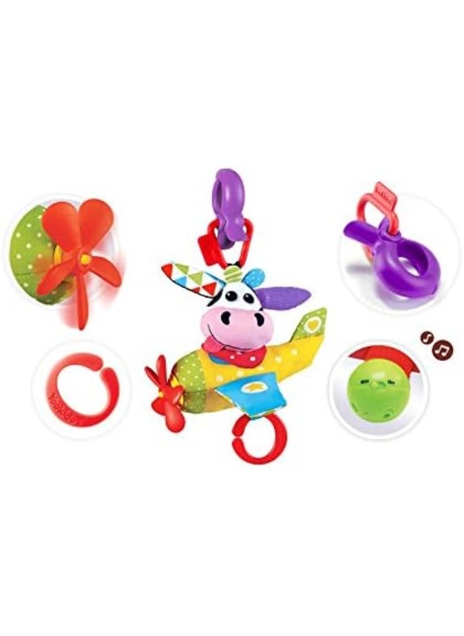 Yookidoo Yookidoo Tap N Play Musical Plane-Cow, Multi-Colour  - Image 2