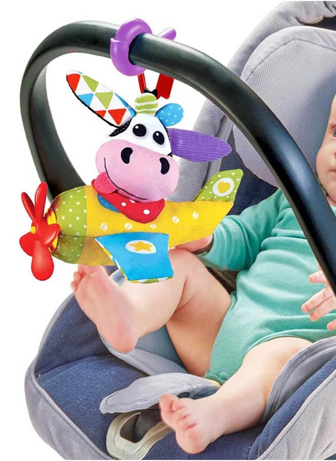 Yookidoo - Yookidoo Tap 'N' Play Musical Plane - Interactive Baby Toy for 0 Months and Up, Multi-Textured Adventure on the Go, Multicolored - Image 1
