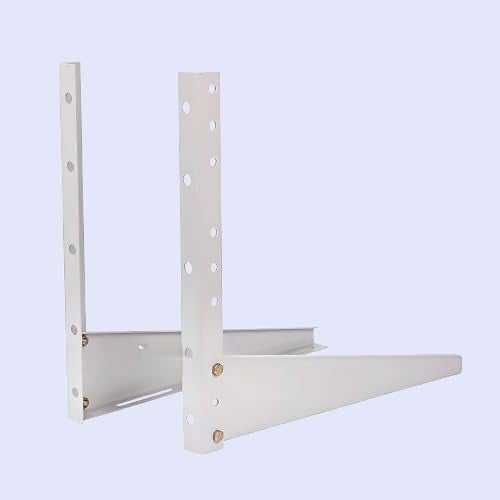 HeavyDuty Split AC Outdoor 24 Inches Wall Mounting Bracket Iron Construction 4 Sizes with Installation Hardware  - Image 2