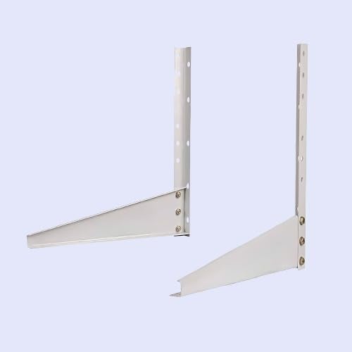 HeavyDuty Split AC Outdoor 24 Inches Wall Mounting Bracket Iron Construction 4 Sizes with Installation Hardware  - Image 1