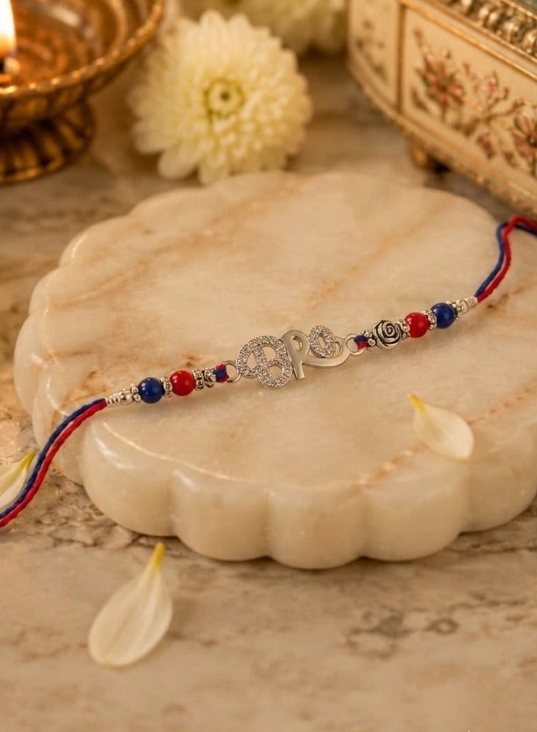 Kannan Jewels Kannan Premium Handcrafted 925 Silver Bro Design Rakhi- 41 cm - Image 3