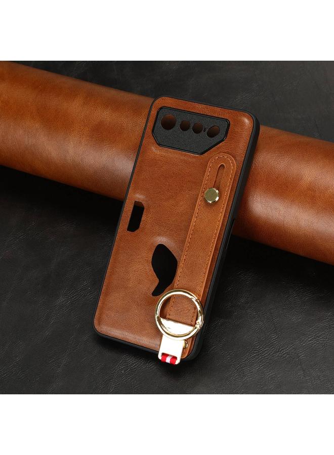 S-TOP Case For Asus ROG Phone 7 / ROG7 Wristband Leather Back Phone Case - Image 5