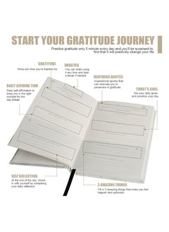 Generic 5 Minute Journal&Gratitude Journal for Happiness, Mindfulness, and Reflection - Daily Affirmations with Simple Guided Format - Undated Life Planner  - Image 2
