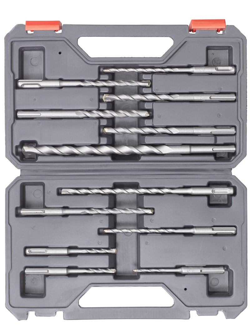 KWB SDS-Plus Hammer-BOHRER-Set - 12-Piece Concrete and Masonry Drill BIT Set in Plastic CASE,Packaging May Vary - Image 3