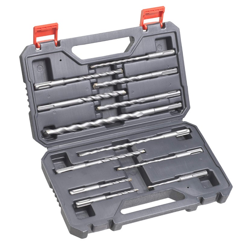 KWB SDS-Plus Hammer-BOHRER-Set - 12-Piece Concrete and Masonry Drill BIT Set in Plastic CASE,Packaging May Vary - Image 2