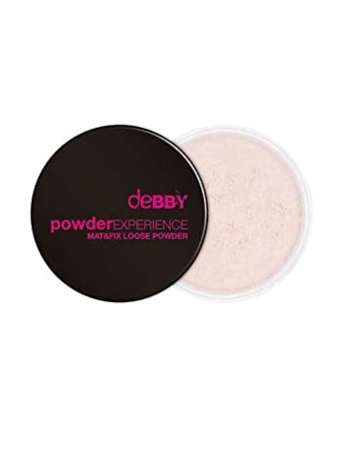 DEBBY POWDER EXPERIENCE MAT&FIX LOOSE TRASPARENT