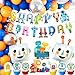Roaring Good Time 83 PCS Robot Birthday Party Decoration Robot Birthday Party Supplies Favors Cake Cupcake Decoration Robot Party Decorations for Baby Shower Party Supplies - Image 3