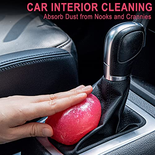 TICARVE 2Pack Cleaning Gel Car Putty Slime for Detailing Putty Detail Tools Car Interior Cleaner Automotive Cleaning Kits Keyboard Cleaner Blue Rose (320g/11.2oz) - Image 2