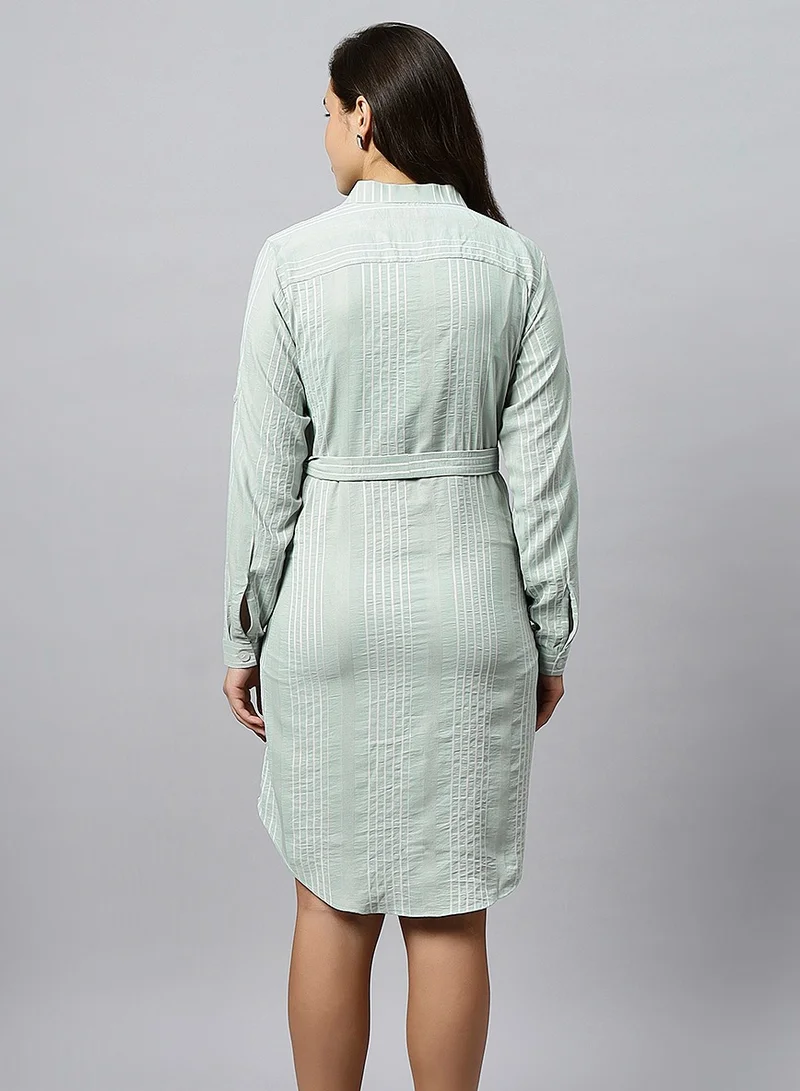 TUMMY Long cotton maternity shirt