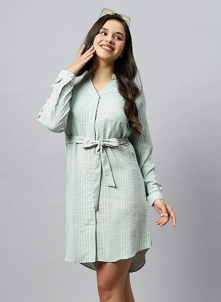 TUMMY GREY Long cotton maternity shirt for Women | Best Price UAE