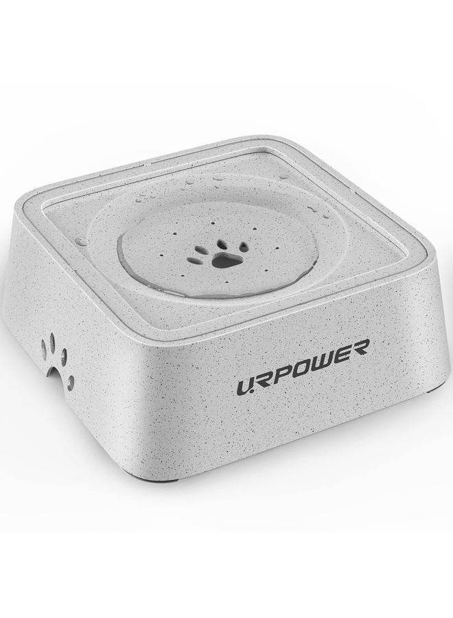 URPOWER 2.5L Dog Water Bowl 85oz Large Capacity No Spill Dog Bowl Cat Water Bowl with Eco-Friendly Material Slow Water Feeder Pet Water Dispenser Vehicle Carried Travel Water Bowl for Dogs, Cats &Pets - Image 1