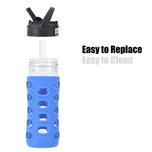 Greant [6-Pack] Replacement Straws Compatible with LIFEFACTORY Straw Cap Water Bottle - 12oz, 16oz, 22oz (165mm (compatible with 12 Ounce Lifefactory Bottles)) - Image 3