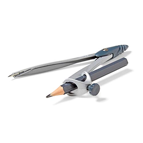 hand2mind Student Math Geometry Compass, Silver, Precision Tool for Geometry, Math, Drafting (Pack of 10) - Image 1