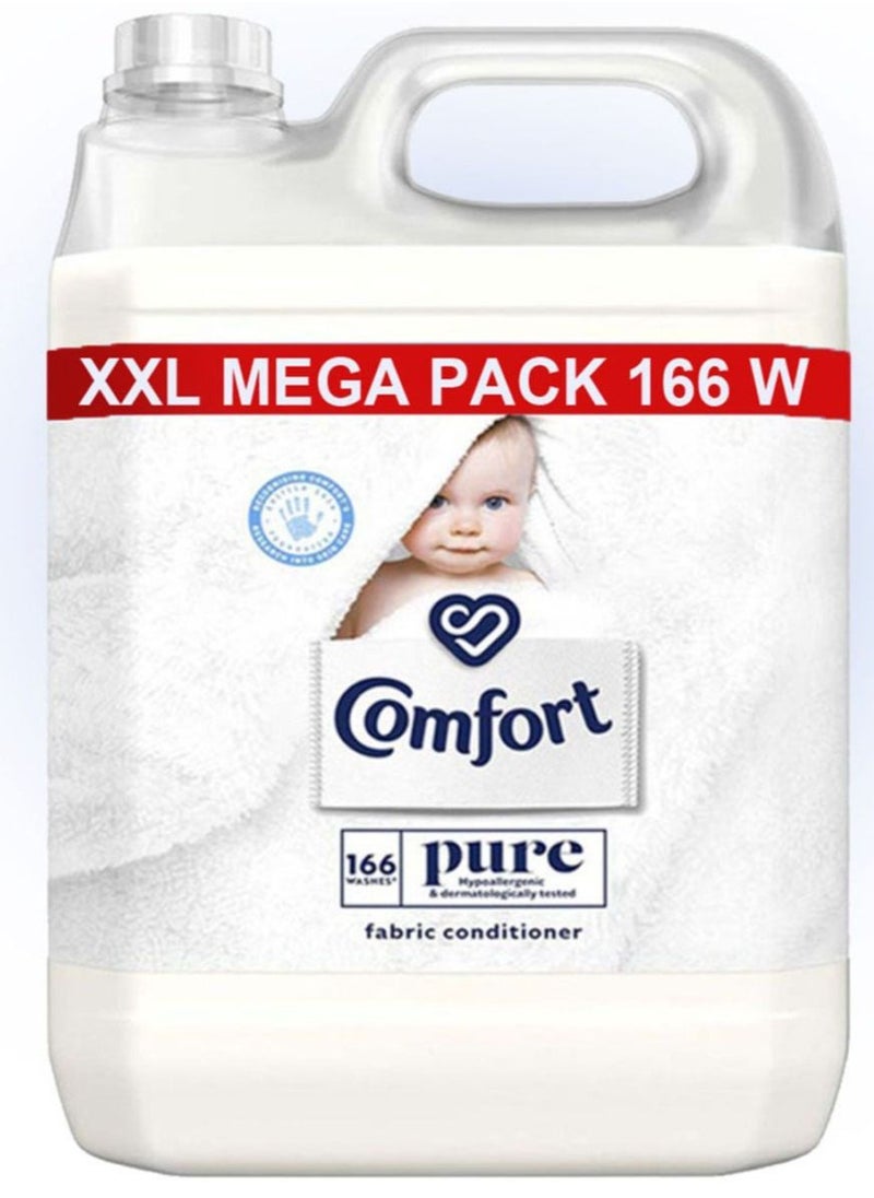 Pure Hypoallergenic Fabric Softener Conditioner for Sensitive Skin 166 Washes 5L