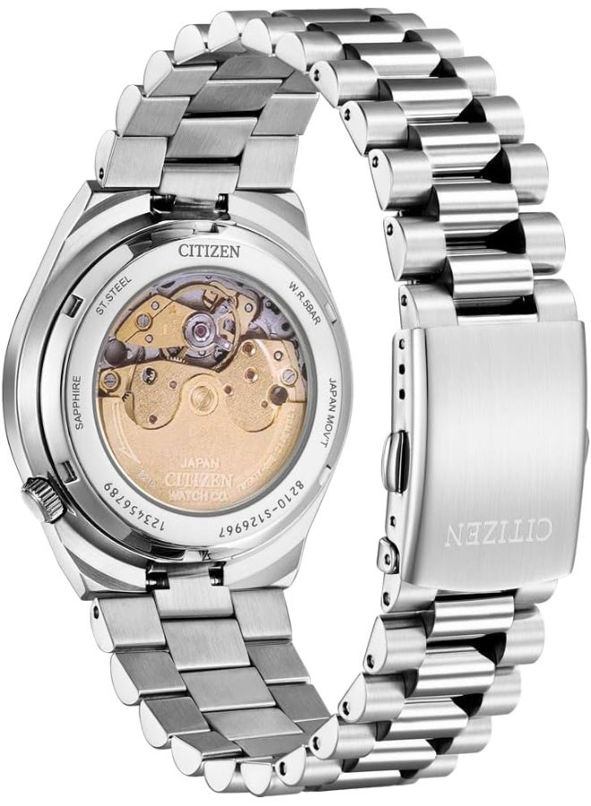 CITIZEN Men's Tsuyosa Mechanical Sapphire Glass Kami Blue Watch - NJ0151-88L - Image 4