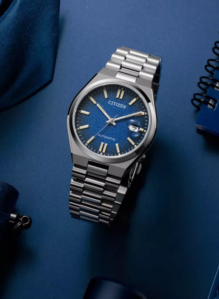 CITIZEN Men's Tsuyosa Mechanical Sapphire Glass Kami Blue Watch - NJ0151-88L - Image 2