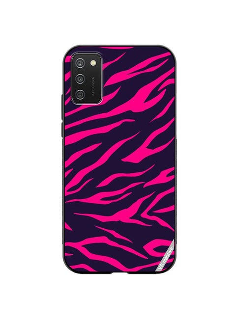 Protective Case Cover For Samsung Galaxy A03s Mix Pattern Design Multicolour