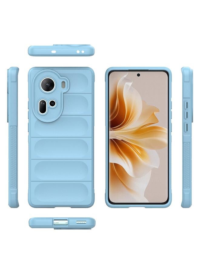 S-TOP Case For OPPO Reno11 5G Global Magic Shield TPU + Flannel Phone Case - Image 3