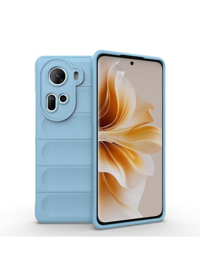 S-TOP Case For OPPO Reno11 5G Global Magic Shield TPU + Flannel Phone Case - Image 1