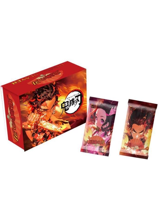 Bluejw Genuine Ghost Extinguishing Blade Card Card Collection Card Agency Kitchen Door Charcoal Zhilang Your Bean Animation Surrounding SSP Card UR Toy - Image 1