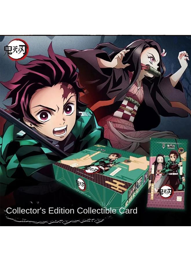 Bluejw Genuine Ghost Extinguishing Blade Card Card Collection Card Agency Kitchen Door Charcoal Zhilang Your Bean Animation Surrounding SSP Card UR Toy - Image 2