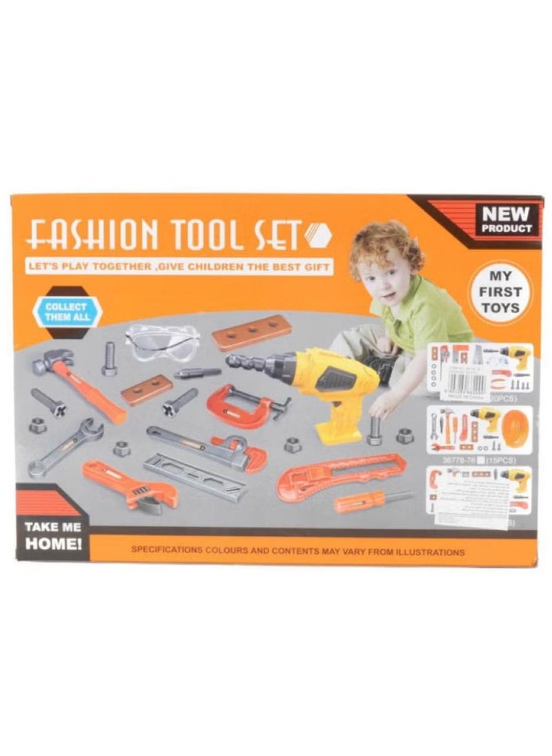 MARAH TOYS Engineer Kit and Imaginative Construction Tools Game Engineer toy with construction equipment  - Image 2