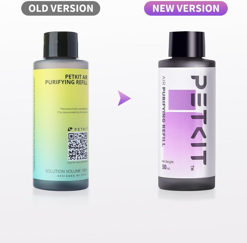 PETKIT Air Purifying Refills for PuraX PuraMax Self-Cleaning Cat Litter Box, 100% Natural Ingredients Odor Remover, 4 Bottles Odor Eliminating Replacement Refills, Quickly Odor Control - Image 4