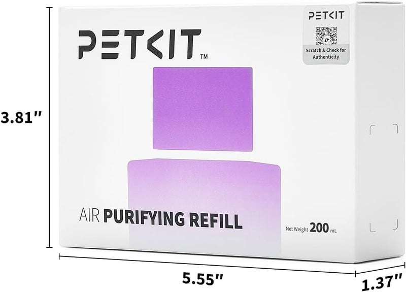PETKIT Air Purifying Refills for PuraX PuraMax Self-Cleaning Cat Litter Box, 100% Natural Ingredients Odor Remover, 4 Bottles Odor Eliminating Replacement Refills, Quickly Odor Control - Image 5