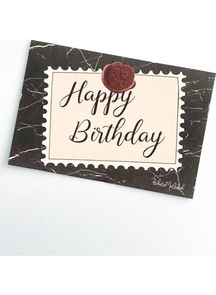 Bikutumutluluk Gift - Sealed Happy Birthday Motto Gift Card 