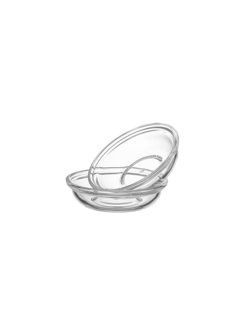 Bin shihoon - A plate for the cores of transparent acrylic Clear 9x2 cm - Image 1