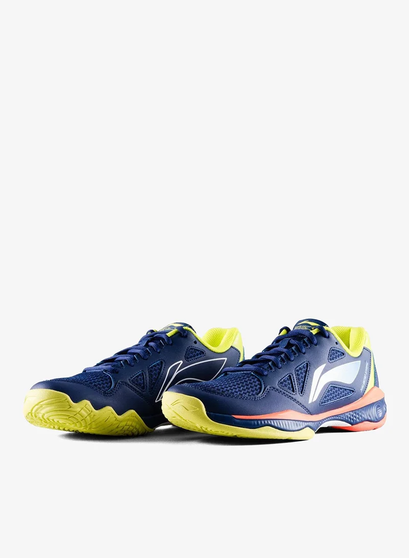 Li-Ning Bluettint/Sulphur Spring Li-Ning Halberd Strike Non Marking Badminton Shoes  | Best Price UAE