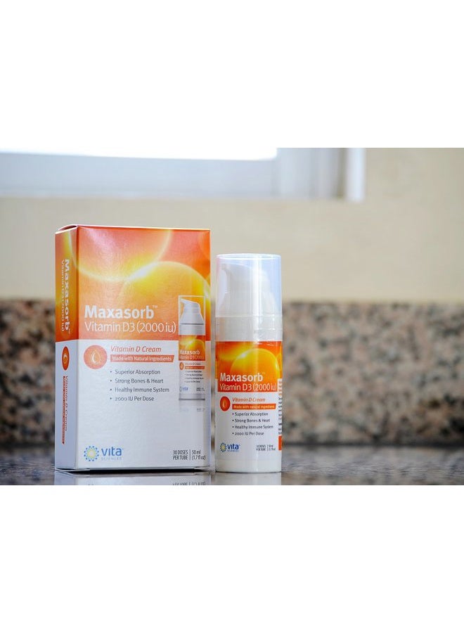 Vita Sciences Vitamin D3 Cream | Psoriasis Sufferers Rejoice | Vitamin D Cream for Face, Body, Healthy Skin Care. Safe Topical Psoriasis Cream | Paraben Free | Natural | Max Skin Absorption | Vitamin D 2000 IU  - Image 4