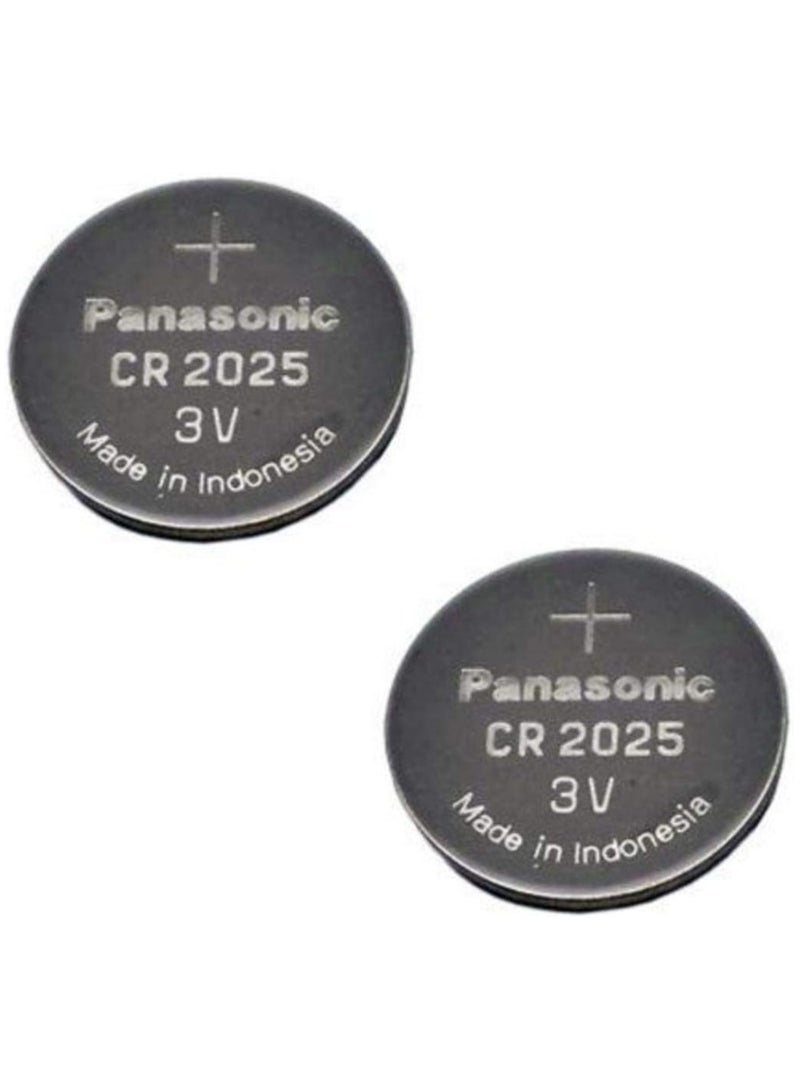 Panasonic 2-Pieces Panasonic CR2025 Lithium 3V Indonesia Batteries