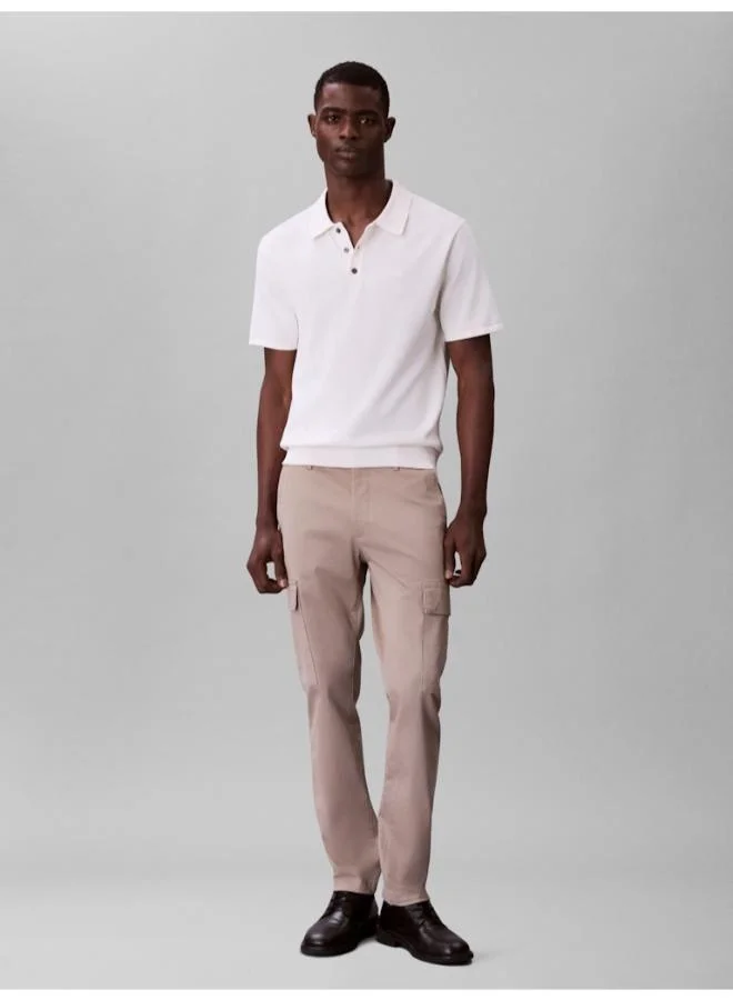 CALVIN KLEIN Slim Refined Cotton Stretch Carg