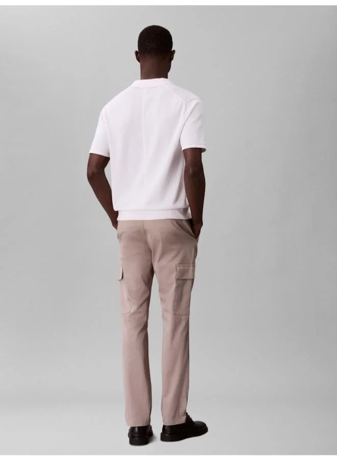 CALVIN KLEIN Slim Refined Cotton Stretch Carg