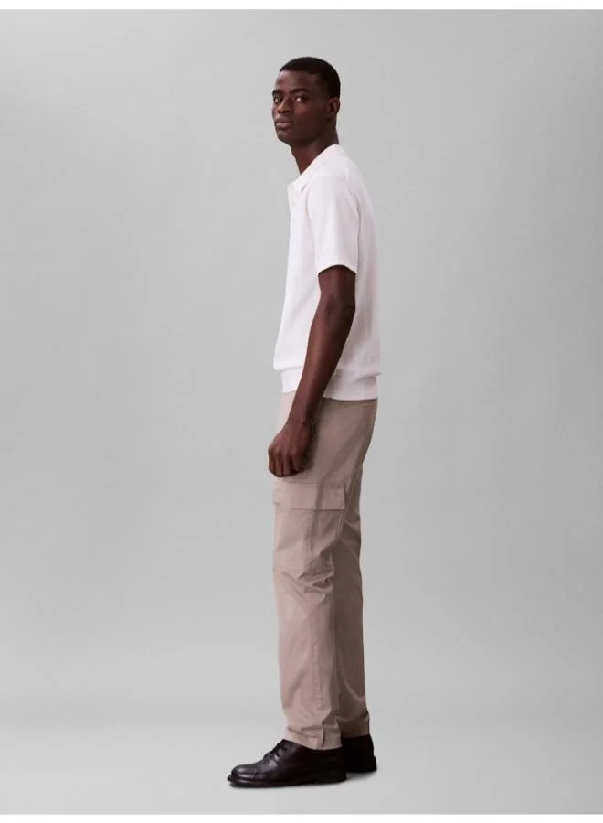 CALVIN KLEIN Slim Refined Cotton Stretch Carg