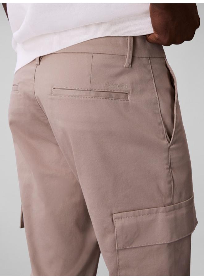 CALVIN KLEIN Slim Refined Cotton Stretch Carg - Image 4