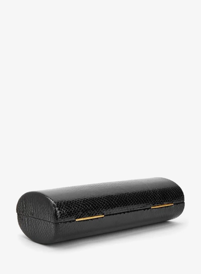 Celeste BLACK Textured Clutch Bag With Detachable Chain for Women | Best Price UAE