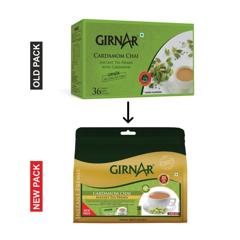 Girnar Instant Premix with Cardamom (36 Sachets) - Image 3