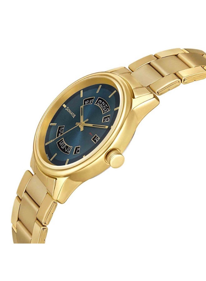 سوناتا Quartz Analog with Date Stainless Steel Strap Watch for Men - Image 3