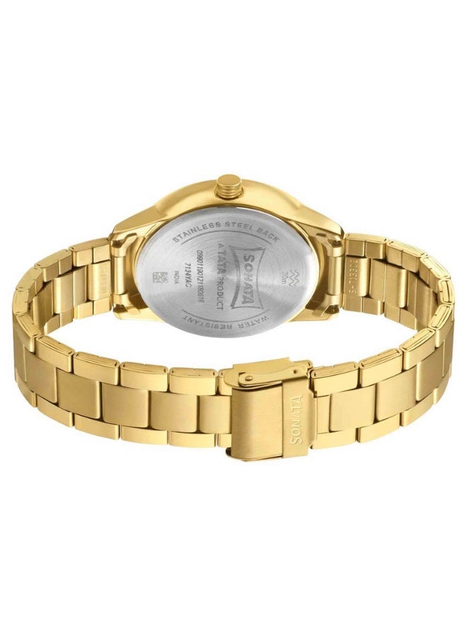 سوناتا Quartz Analog with Date Stainless Steel Strap Watch for Men - Image 4