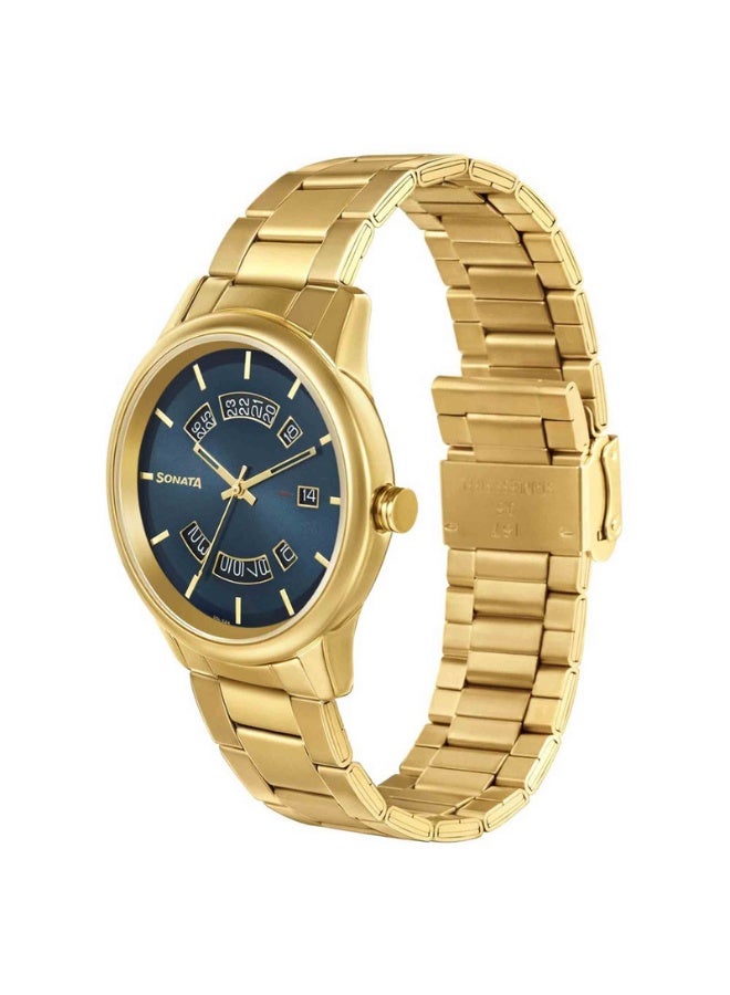 سوناتا Quartz Analog with Date Stainless Steel Strap Watch for Men - Image 2